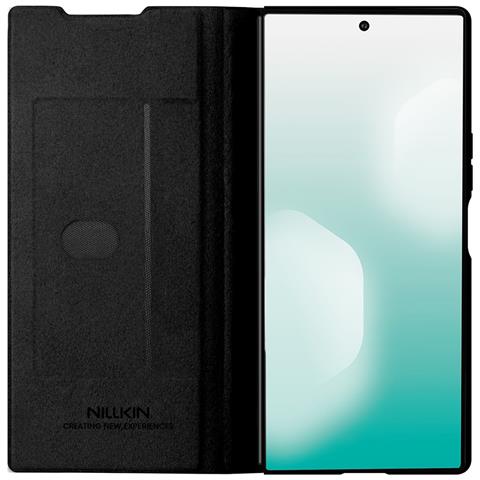 Cover per Galaxy Z Fold7 5G - Pelle /PU, Nero, Con Tarjetero - Foto 4