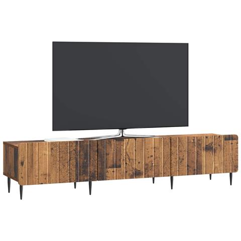 Mobile TV Legno antico 147 x 34,5 x 32 cm Legno ingegnerizzato - Foto 2