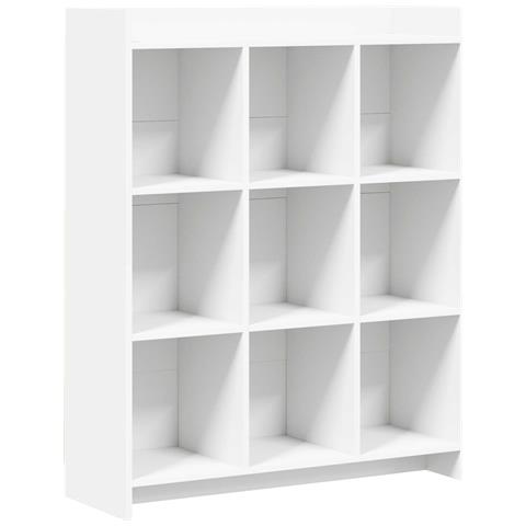 Libreria Bianco 87,5 x 30 x 111 cm Legno ingegnerizzato - Foto 1