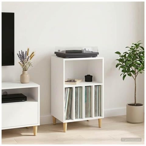 Supporto per Giradischi Bianco 47 x 39,5 x 74,5 cm - Foto 2