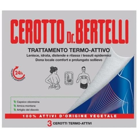 Dr Bertelli Cerotto Termo-Attivo 3 Pezzi - Foto 1