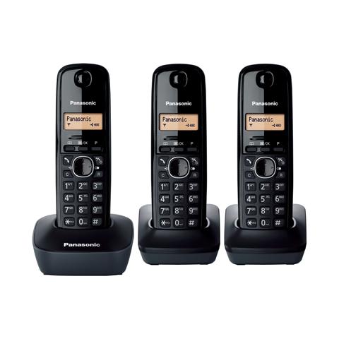 KX-TG1613JTH Trio 3x Cordless DECT black - Foto 1