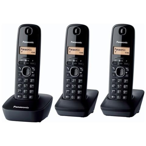 KX-TG1613JTH Trio 3x Cordless DECT black - Foto 4