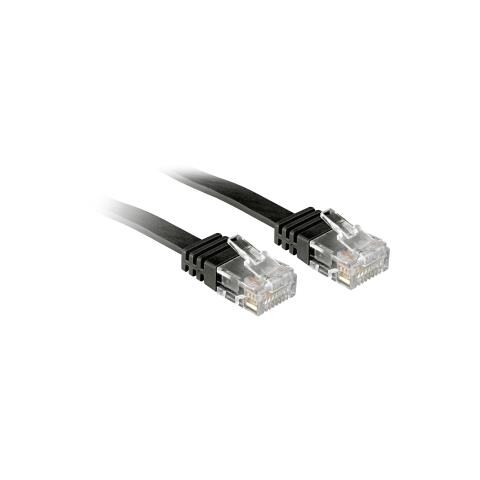 Cavo di Rete Flat U / UTP Cat6 Nero 0.3m - Foto 2