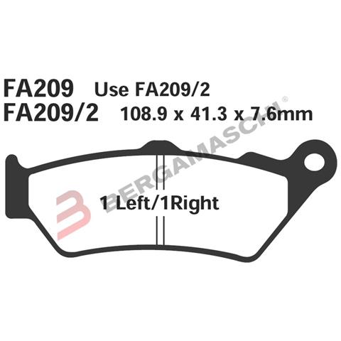 B1r R1220902 Pastiglie Bmw F650-aprilia Ant Fa209/2 - Foto 1