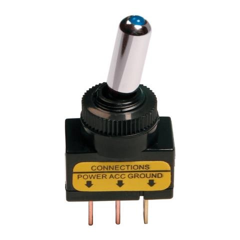 Interruttore A Leva 12/24v Max 20a Led Blu - Foto 1