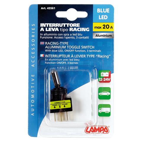 Interruttore A Leva 12/24v Max 20a Led Blu - Foto 2