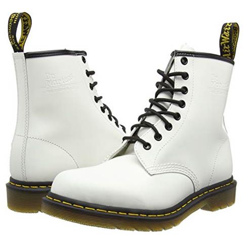 1460 Smooth, Stivaletti Unisex Adulto, Bianco, 38 - Foto 2