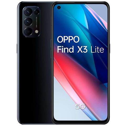 Find X3 Lite 128 GB 8 GB Ram Dual Sim Display 6.4" Full HD+ Fotocamera 64 Mpx Android Nero - Foto 1