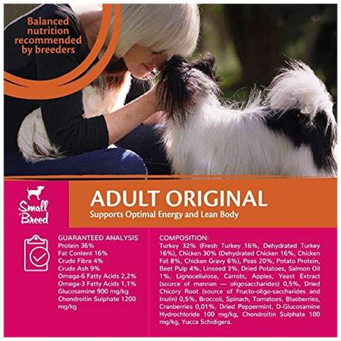 Wellness Nucleo Piccola Razza Originale Cibo Per Cani Secco Grano Libero - Turchia 15 Kg - Foto 2