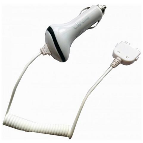 LL-AM-102, Auto, Telefono cellulare, Tablet, Accendisigari, Bianco, iPhone 3. 3G. 3GS. 4 y 4S iPad 1/2/3, 12/24 - Foto 1