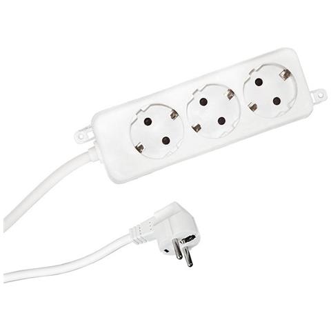 387.275s Prolunghe E Multiple 3 M 3 Presa (e) Ac Interno Bianco - Foto 1