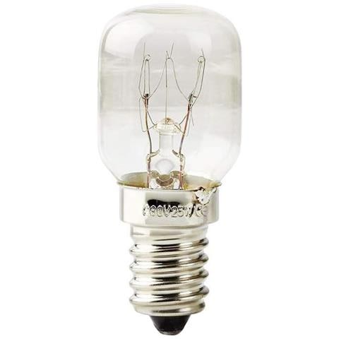 Lampadina A Incandescenza Per Forno E14 T25 25w Alta Temperatura 300°c, Trasparente - Foto 6