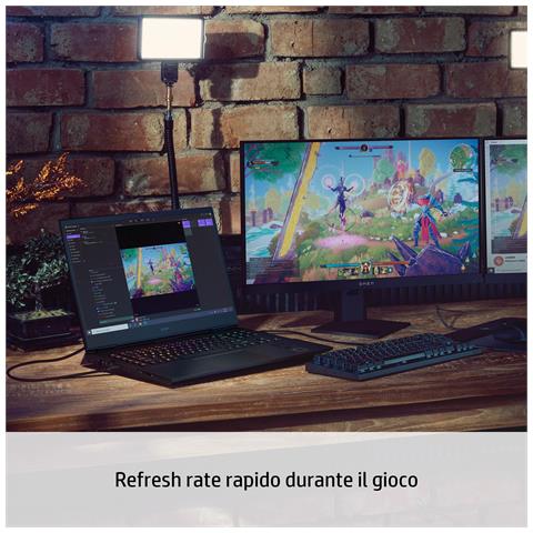 OMEN by HP 17-ck1029nl Intel® Core™ i7 i7-12800HX Computer portatile 43,9 cm (17.3") Quad HD 32 GB DDR5-SDRAM 1 TB SSD NVIDIA GeForce RTX 3080 Ti Wi-Fi 6 (802.11ax) Windows 11 Home Nero - Foto 2