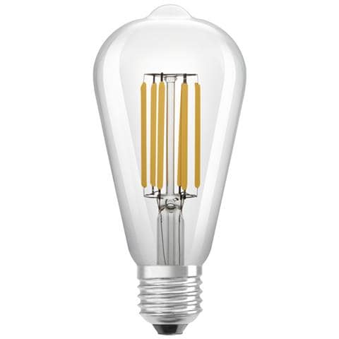 Ledvance St64 Lampadina Led E27 Trasparente 4w 840lm 3000k Ip20 320° [lv-4099854002946] - Foto 2