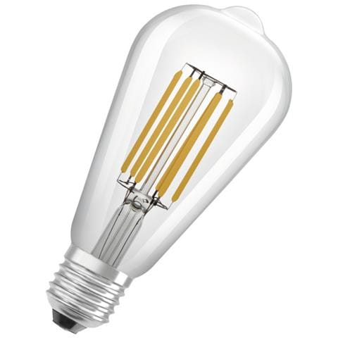 Ledvance St64 Lampadina Led E27 Trasparente 4w 840lm 3000k Ip20 320° [lv-4099854002946] - Foto 1