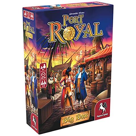 Port Royal Big Box - Gioco Di Carte Di Pegasus Spiele 1-5 Giocatori - Giochi Di Carte Per Famiglie - 20-40 Minuti Di Gioco - Giochi Per Famiglie Game Night - Giochi Di Carte Per Bambini E Adulti Dagli 8 Anni In Su - Inglese - Foto 1