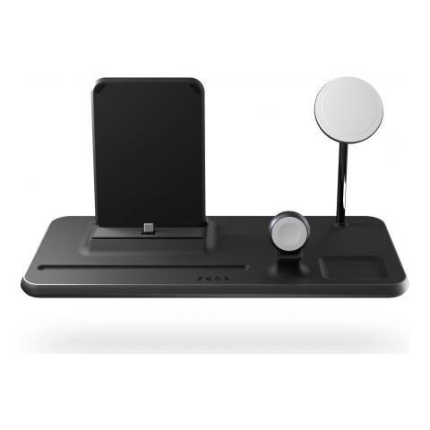 Zedc21b / 00 Caricabatterie Per Dispositivi Mobili Cuffie, Computer Portatile, Smartphone, Orologio Intelligente, Tablet Nero Ac Carica Wireless Ricarica Rapida Interno - Foto 2