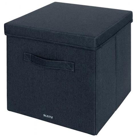 Leitz 61450089 Scatola Per La Conservazione Di Documenti Cartoncino, Tessuto Grigio - Foto 1