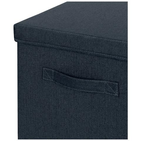 Leitz 61450089 Scatola Per La Conservazione Di Documenti Cartoncino, Tessuto Grigio - Foto 3