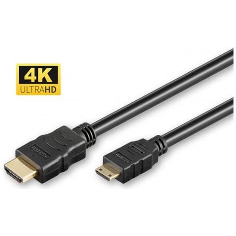 Hdm19191v2.0c Cavo Hdmi 1 M Hdmi Type C (mini) Hdmi Tipo A (standard) Nero - Foto 1