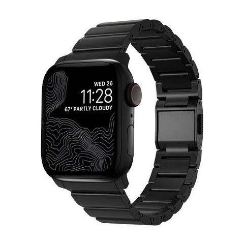 Cinturino In Titanio Per Apple Watch V2 40/41mm, Nero - Foto 1