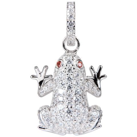 Gioielli Jla-pen-frog1. Ciondolo, Colore Bianco Argento. Donna. - In ordine - Foto 2