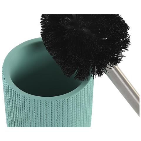 Scopino Per Il Bagno Cemento Acciaio Inossidabile Verde 10 X 10 X 36 Cm - Foto 2