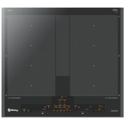 Piano Cottura ad Incasso 3EB960AV a Induzione 2 Zone Cottura da 60 cm Colore Grigio Antracite - Foto 1