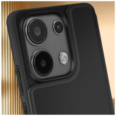 Custodia Per Xiaomi Redmi Note 13 4g Portacarte Sottile E Leggera, Nero - Foto 2
