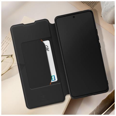 Custodia Per Xiaomi Redmi Note 13 4g Portacarte Sottile E Leggera, Nero - Foto 5