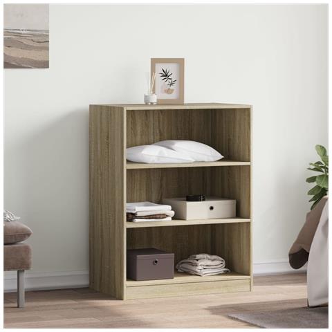 Armadio Rovere Sonoma 77x48x102 Cm In Legno Multistrato - Foto 3