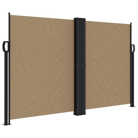 Tenda da Sole Laterale Retrattile Tortora 140x1000 cm - Foto 1