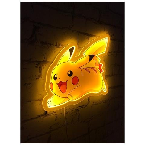 Lampada A Neon Da Muro Pikachu 30 Cm, Giallo - Foto 2