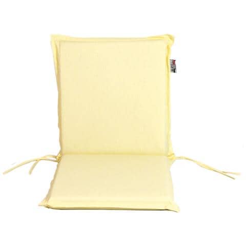 Cuscino Per Sedie Poltrone Con Schienale Basso Zippo Fabotex - Beige - Foto 1