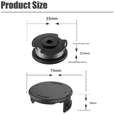 Bobine Tagliaerba E Coperture Protettive Per Tagliaerba Bosch 10 Bobine - Foto 2