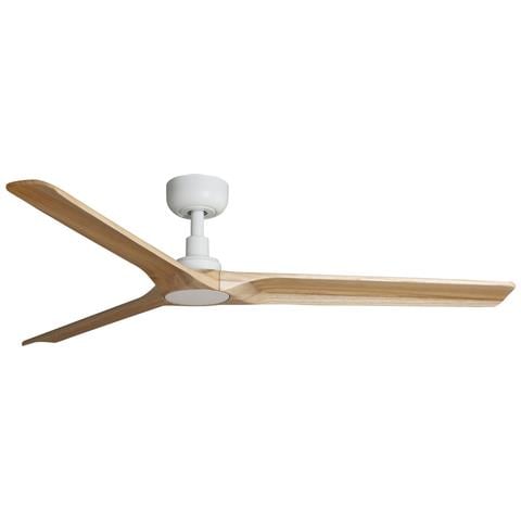 Heywood L Ventilatore Bianco/legno Chiaro Dc - Foto 1