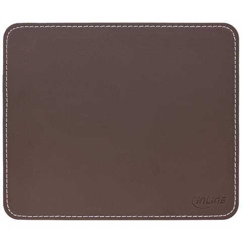 Mouse Pad Premium, similpelle, marrone, 255x220x3mm - Foto 1