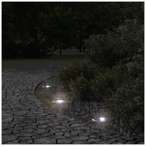 Luce Per Esterni Rotonda Nera 10,5x10,5cm Alluminio Pressofuso - Foto 3