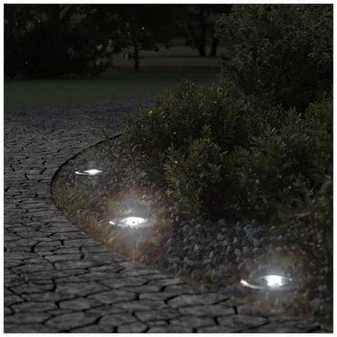 Luce Per Esterni Rotonda Nera 10,5x10,5cm Alluminio Pressofuso - Foto 1