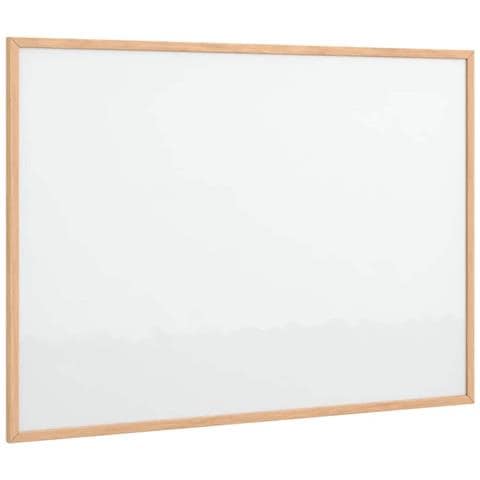Lavagna Bianca Magnetica Con Cornice In Legno Di Pino 80x55 Cm - Foto 2