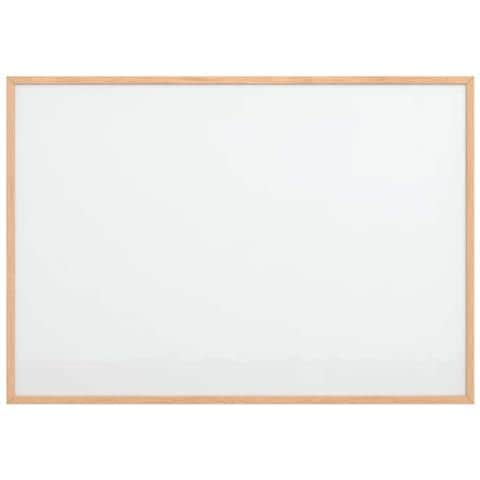 Lavagna Bianca Magnetica Con Cornice In Legno Di Pino 80x55 Cm - Foto 3