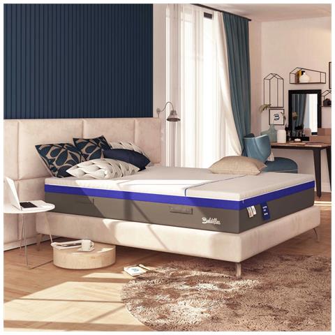 Materasso 3000 Molle e Memory 5 cm Alto 30 cm Hybrid Super Big Bros misura 90x200 cm - Foto 1