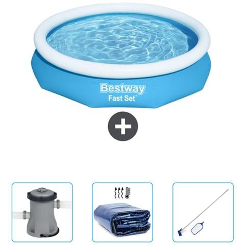 Piscina Fuori Terra - In Giro - 305x66 Cm - Blu - Include Accessori Coordinati Cb42 - Foto 1