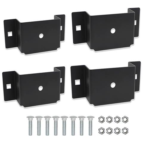 Kit Staffa Tasca Palo Rimorchio Per Camion A Pianale 4 Pezzi - Foto 1