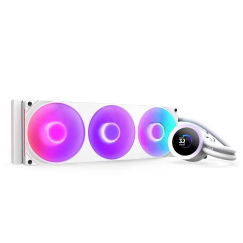 Dissipatore a Liquido Plus 360 RGB All-in-One 360 mm 3 ventole RGB 500-2400 RPM Bianco - Foto 1