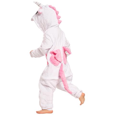 Pigiama Per Bambini Kigurumi Onesie Costume Unicorno Rosa Chiaro 135-145 - Foto 2