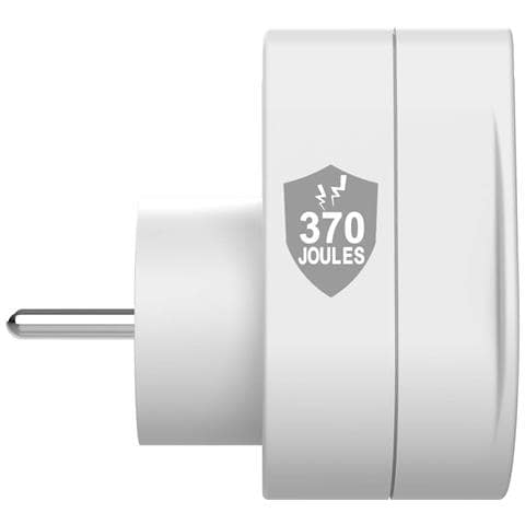 Presa Parafulmine 1 Uscita Tipo E - Protezione 310j, Bianco - Foto 2