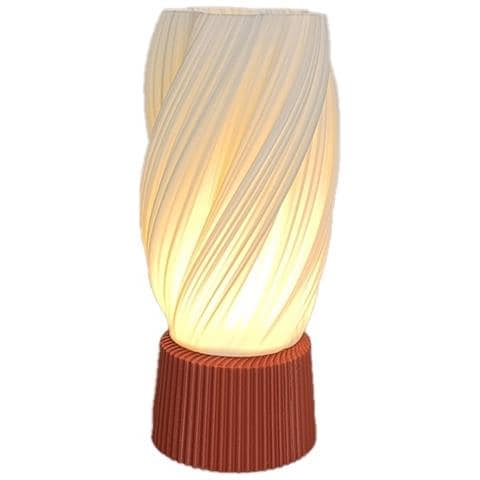 Lampada Da Scrivania Dimmerabile Usb Con Base 3d - Luce Notturna Da Comodino Stile Nordico - Foto 1