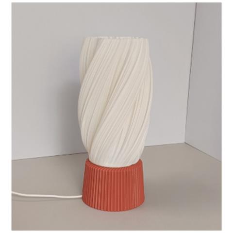 Lampada Da Scrivania Dimmerabile Usb Con Base 3d - Luce Notturna Da Comodino Stile Nordico - Foto 2